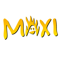 Maxi Pizza logo.